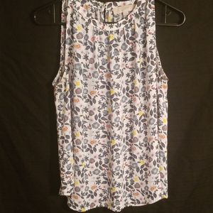 ❤LOFT floral print sleeveless top❤